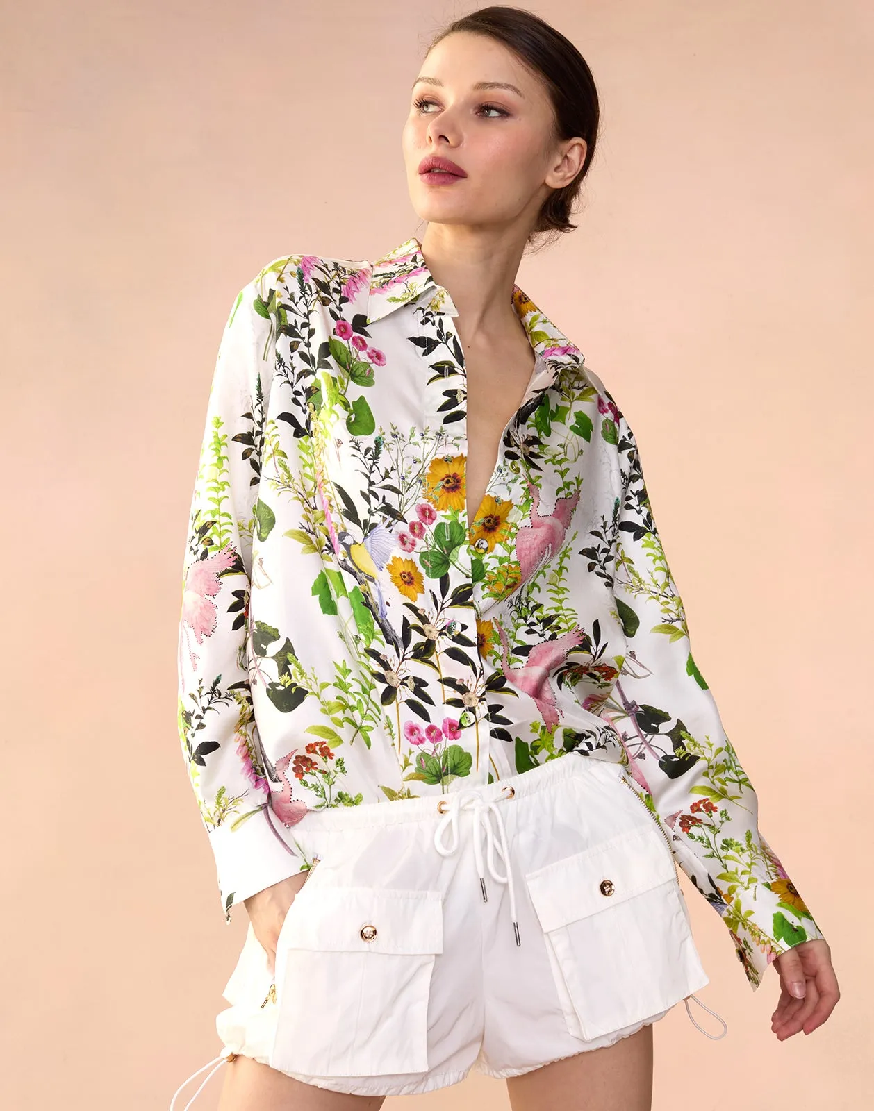 Secret Garden Silk Shirt