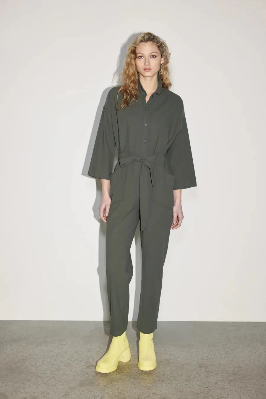 Sevilla Jumpsuit in Pine