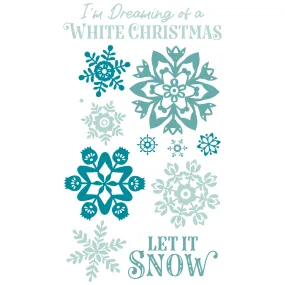 Sizzix Clear Stamps Set 12PK - White Christmas by Catherine Pooler