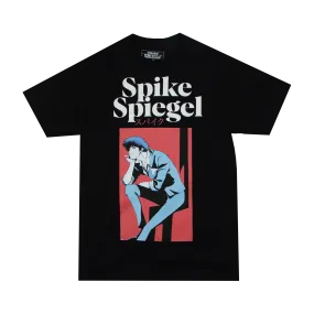 Spike Art Deco Black Tee