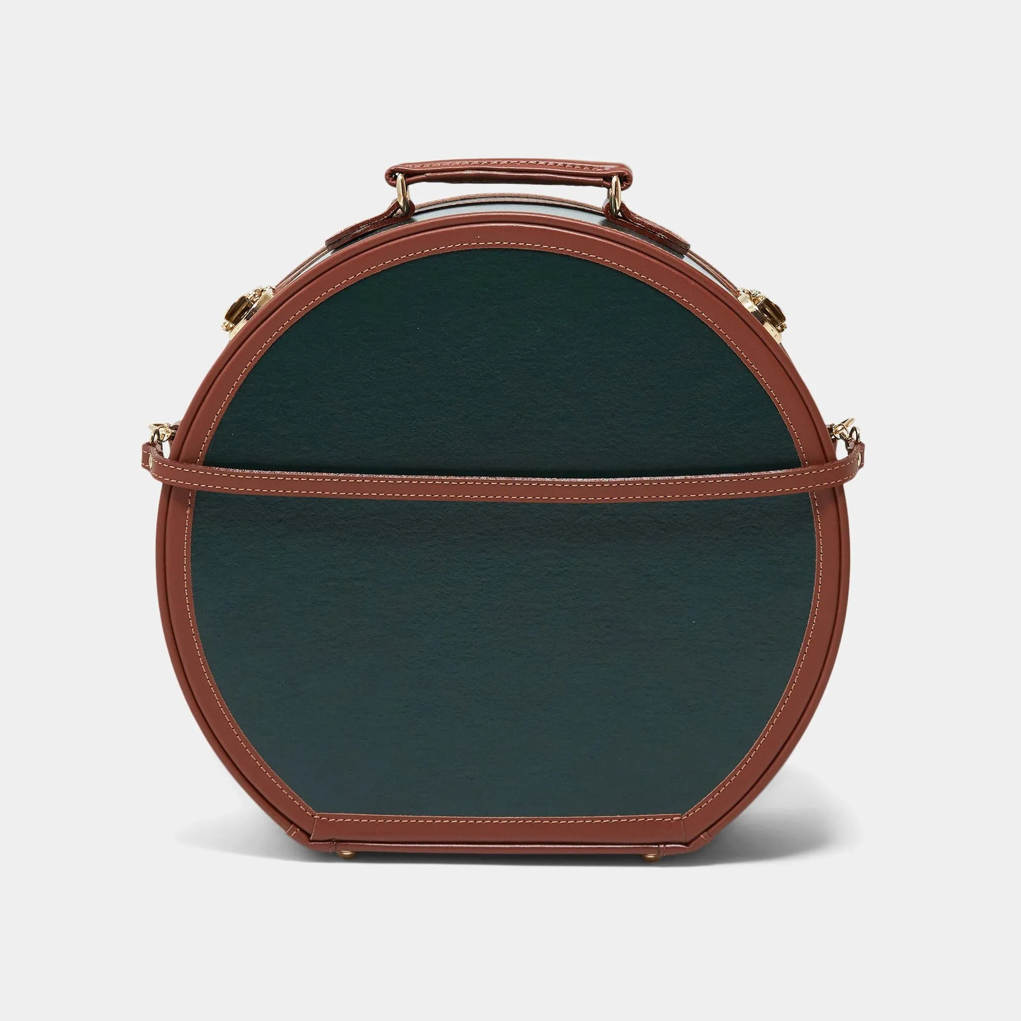 The Diplomat - Hunter Green Hatbox Large