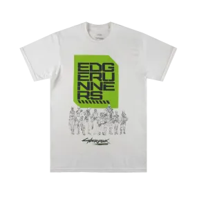 The Edgerunners Group White Tee