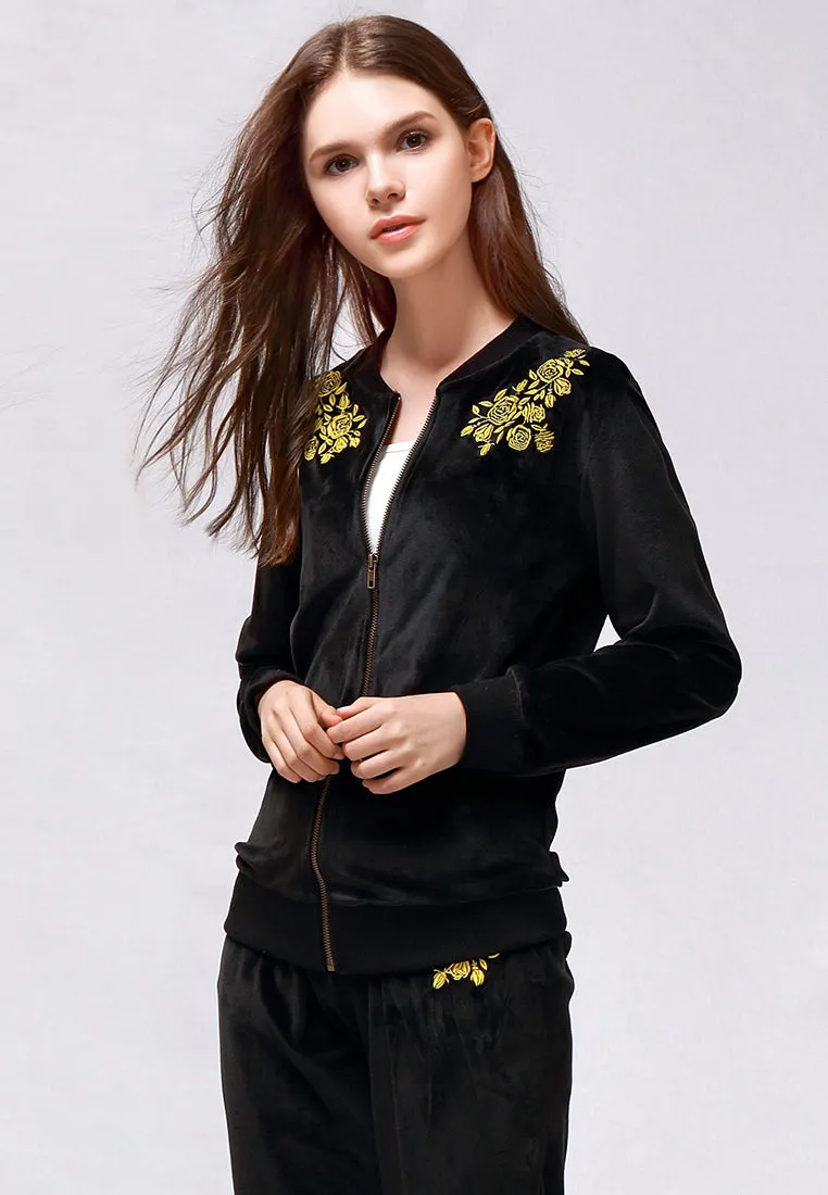 Velvet Embroidery Jacket