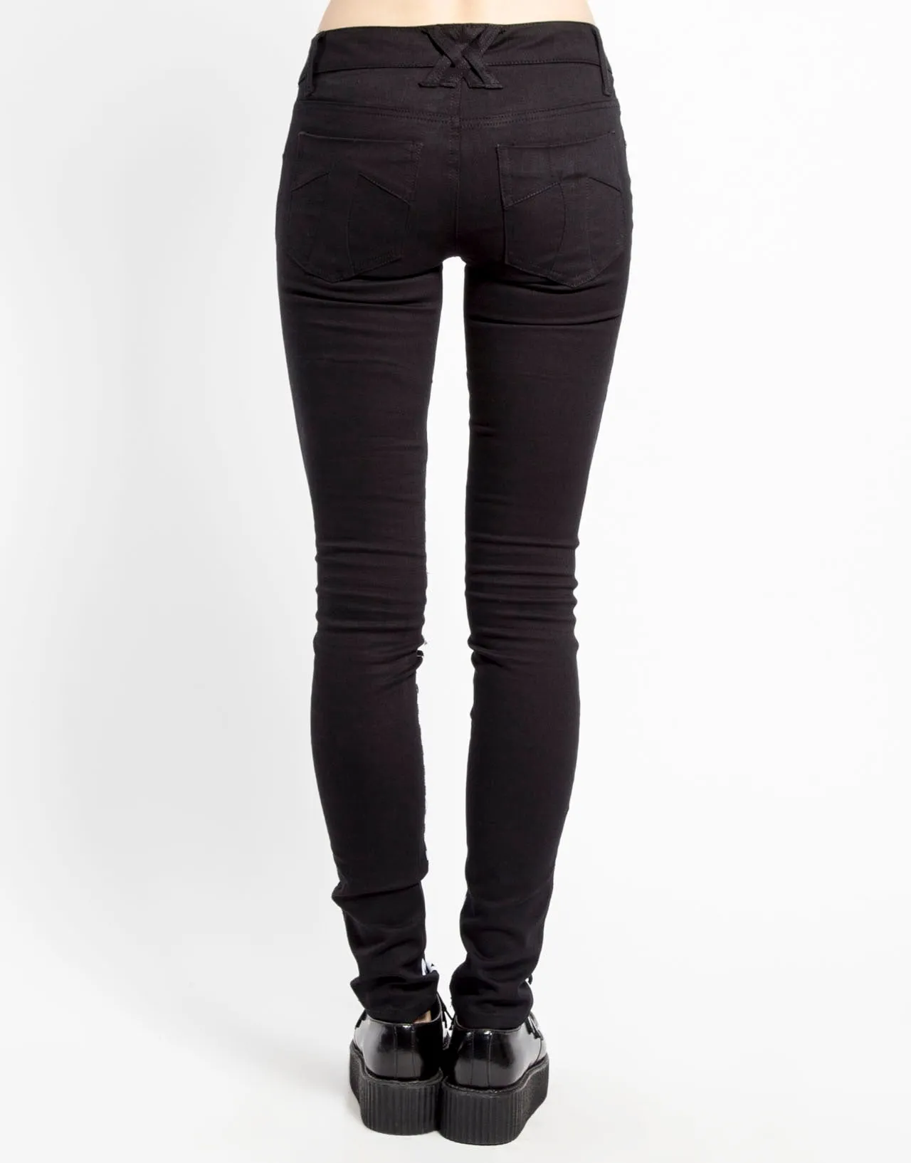 ZIG ZAG SPLIT FRONT SKINNY